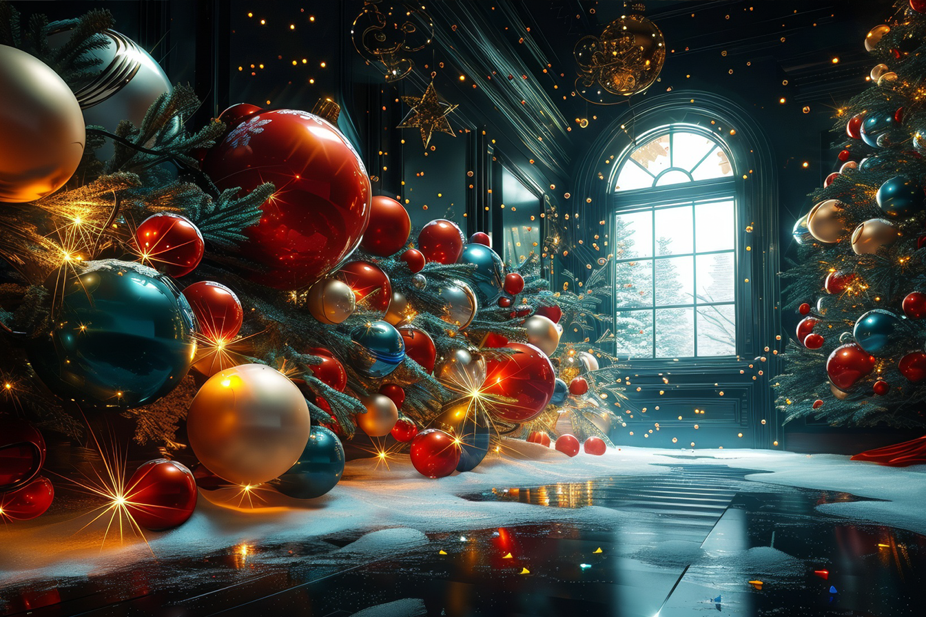 Luxe Christmas Covered Corridor