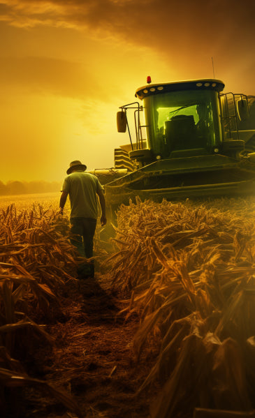 Agriculture & Farming Corn Combine