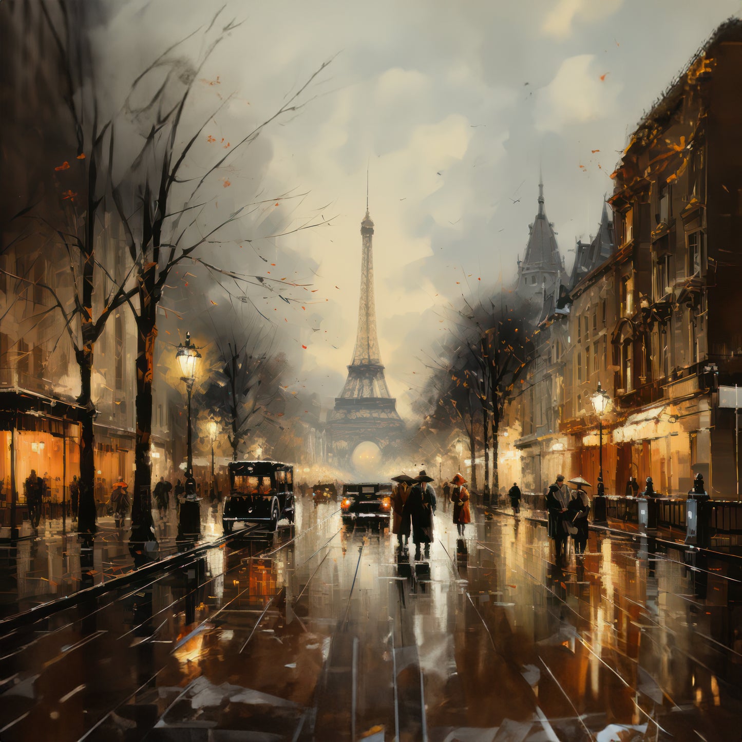 Nostalgic Paris City of Lights Vintage Streets