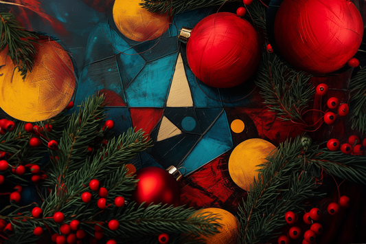 Color Pop Holiday Scene