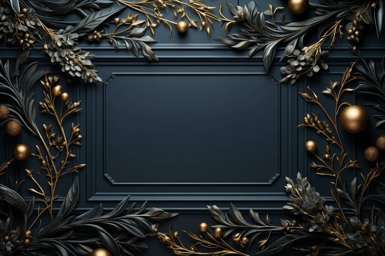 Traditional Scenescape Florals & Gold