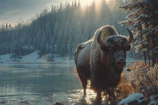 Yellowstone National Park Buffalo