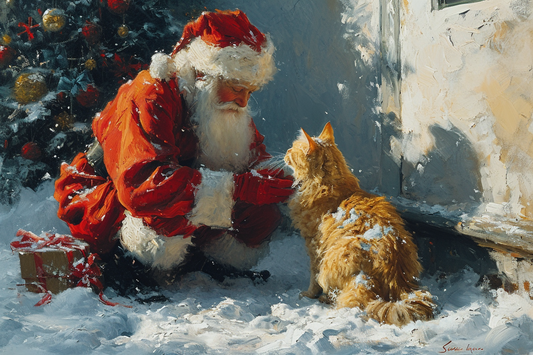 Santa Can't Resist A Christmas Cat