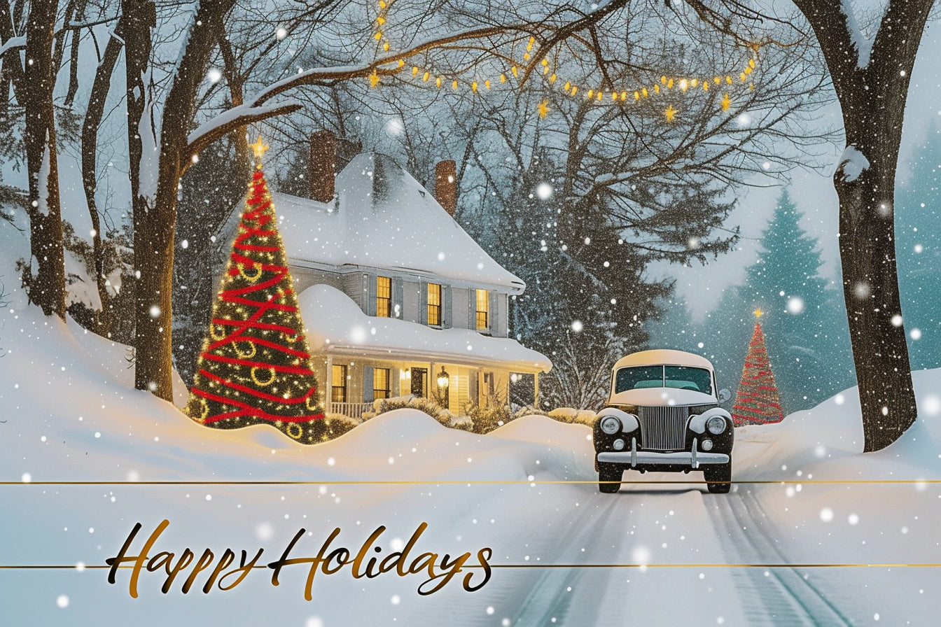 Vintage Vehicle Classic Christmas