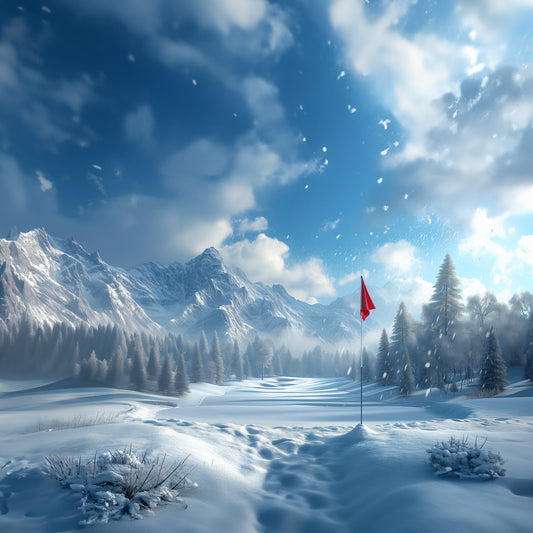 Snowy Mountain Golf Course Image For License